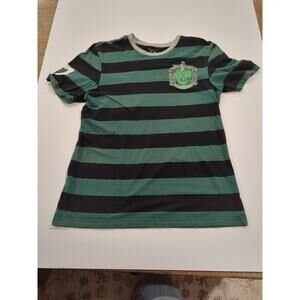 Wizarding World Of Harry Potter Universal Slytherin 07 Striped Men's Small Shirt